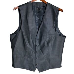 Mens Gray Vest Suit